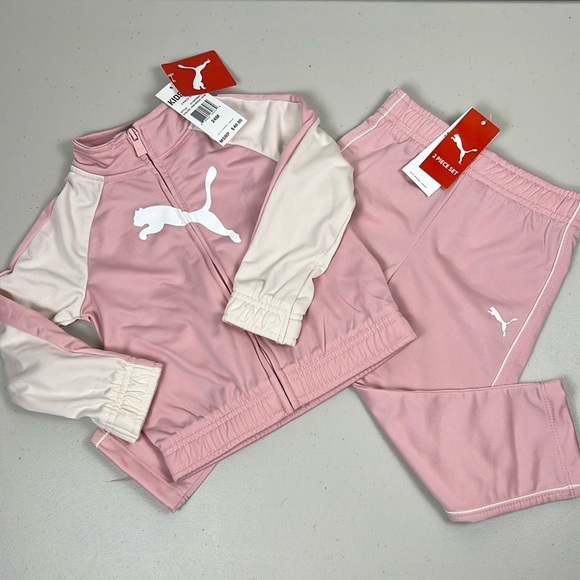 Puma Pink Tracksuit 24M NWT! - Picture 1 of 8
